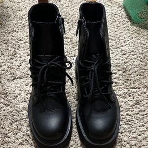 Black Dr. Martens Platform Boots
